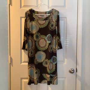 To The Max Women’s Form Fitting Dress with Ruffle Hem